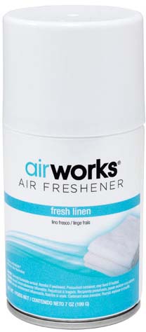 207mL Airworks® Metered Air Freshener, Fresh Linen Scent, Aerosol